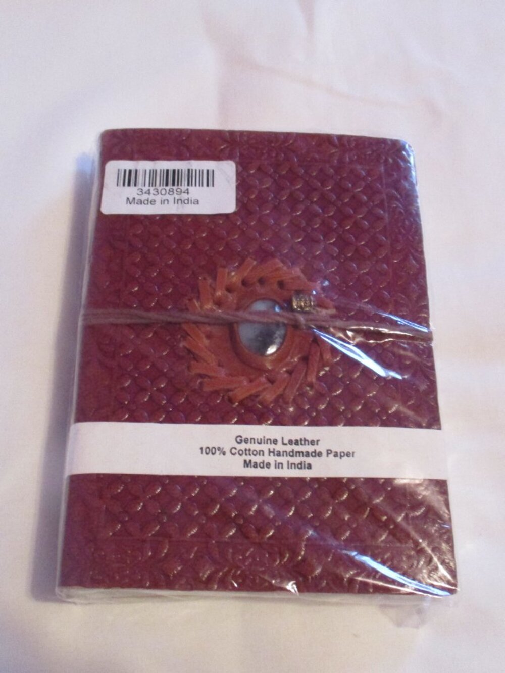 Handcrafted Leather and Cotton Journal
